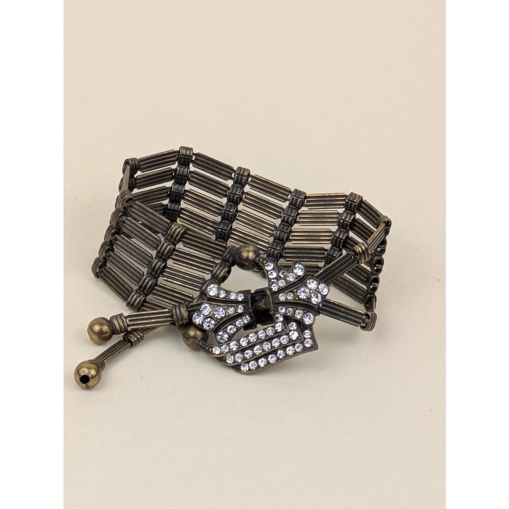 1980's rare art deco clasp bracelet